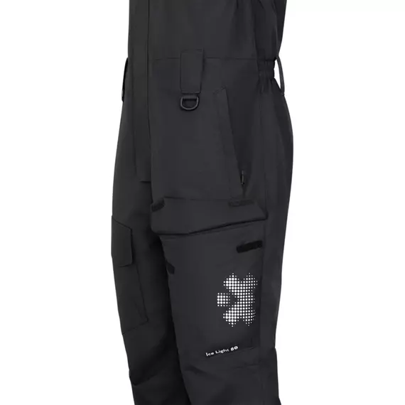 Напівкомбінезон Viking Fishing Ice Light 80g 10K XXXL к:black/khaki, фото , изображение 4